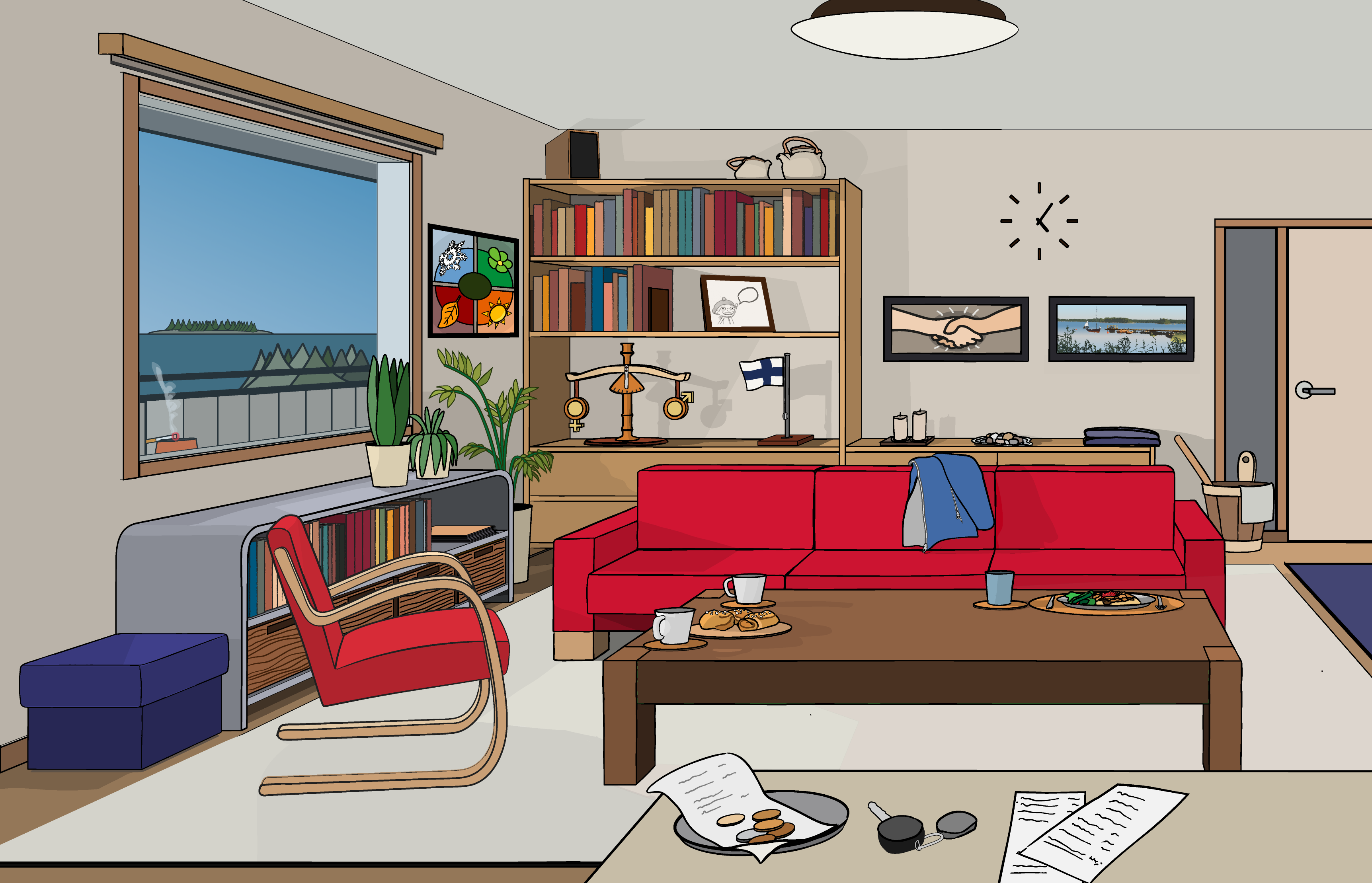 Finnish living room